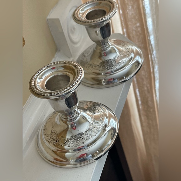 Vintage Birks candleholders - Picture 2 of 8